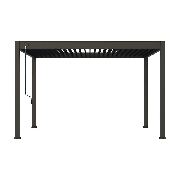 OMBREA - Pergola bioclimatique autoportante - Anthracite - 3x4m - large