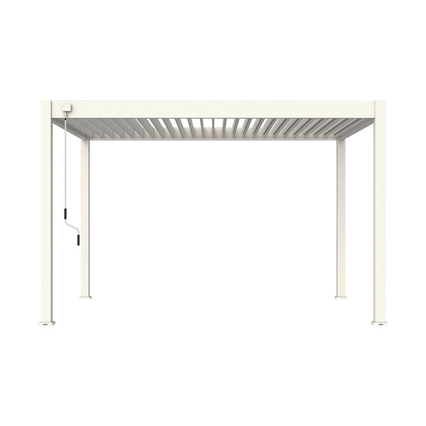 OMBREA - Pergola bioclimatique autoportante 3x4m - Blanc - OMBREA VS - large