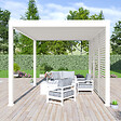 OMBREA - Pergola bioclimatique autoportante 3x4m - Blanc - OMBREA VS - vignette
