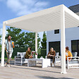 OMBREA - Pergola bioclimatique autoportante 3x4m - Blanc - OMBREA VS - vignette