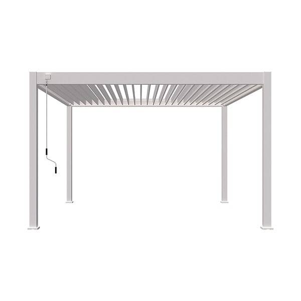 OMBREA - Pergola bioclimatique autoportante 4x4m - Blanc - OMBREA VS - large