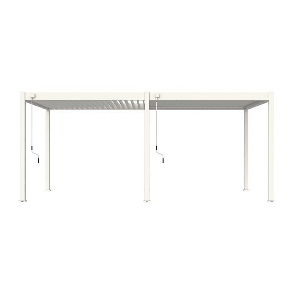 OMBREA - Pergola bioclimatique autoportante 3x6m - Blanc - OMBREA VS - large