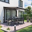 OVIALA - Store banne coffre integral 2.5x2m aluminium taupe - Capri - vignette