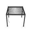 OMBREA - Pergola bioclimatique autoportante 3x3m - Anthracite - VS - OMBREA - vignette