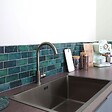 ESSEBAGNO - Luisa évier 1 grande cuve seule 76x45 en inox gris gun métal - vignette