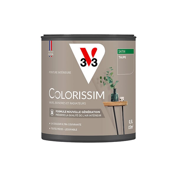 V33 PEINTURE - Peinture Colorissim satin Taupe 0L5 - large