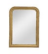 ATMOSPHERA - Grand Miroir mural en Bois doré et Verre 74  x 104 cm - vignette