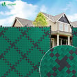 VOUNOT - Kit de lamelles occultantes PVC brise vue 300m x 4.7cm avec 600 clips Vert - vignette