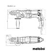 METABO - Marteau perforateur burineur SDS Plus KHE 2645 Quick Coffret - vignette