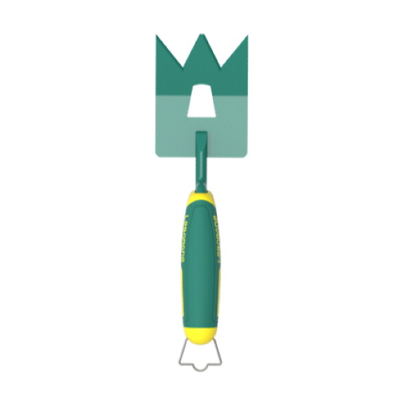 LEBORGNE - Binette trident à  main Duopro manche bi-matière - large