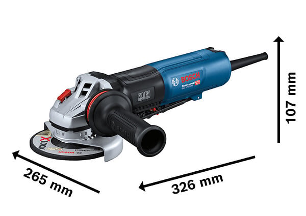 BOSCH - Meuleuse angulaire 1700W GWS 17-125 PS en boite carton - BOSCH - 06017D1300 - large