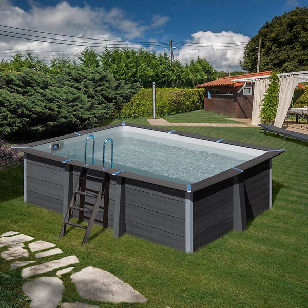 GRE - Piscine en composite Avant Garde - L4,66xP3,26xH1,24cm - large