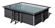 GRE - Piscine en composite Avant Garde - L4,66xP3,26xH1,24cm - vignette
