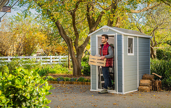 KETER - Abri de jardin Premium 46 S - Résine - 2.49 m2 - large