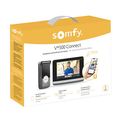 SOMFY - Somfy 1871265 - Interphone connecté, Visiophone V®500 connect - large