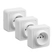 MC KENZIE - Prises 2P+T saillie Easy - Blanc - Lot de 3 - vignette
