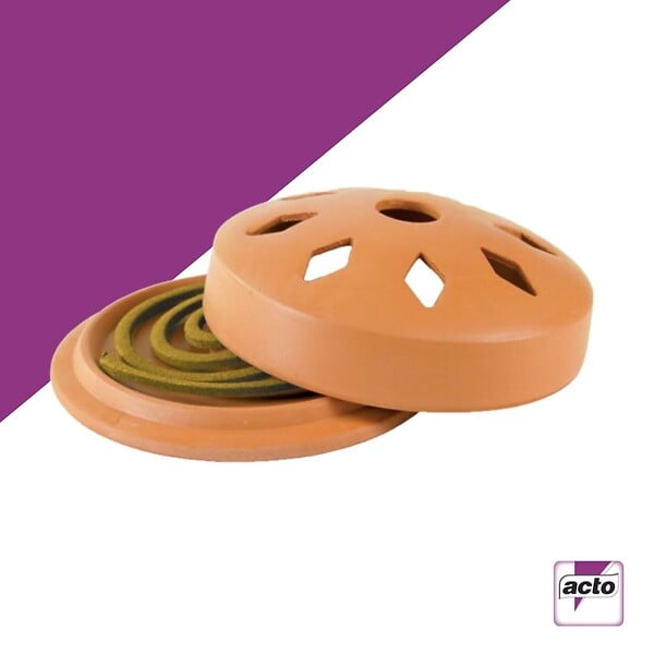 ACTO - Diffuseur terre cuite avec spirales citronnelle - large