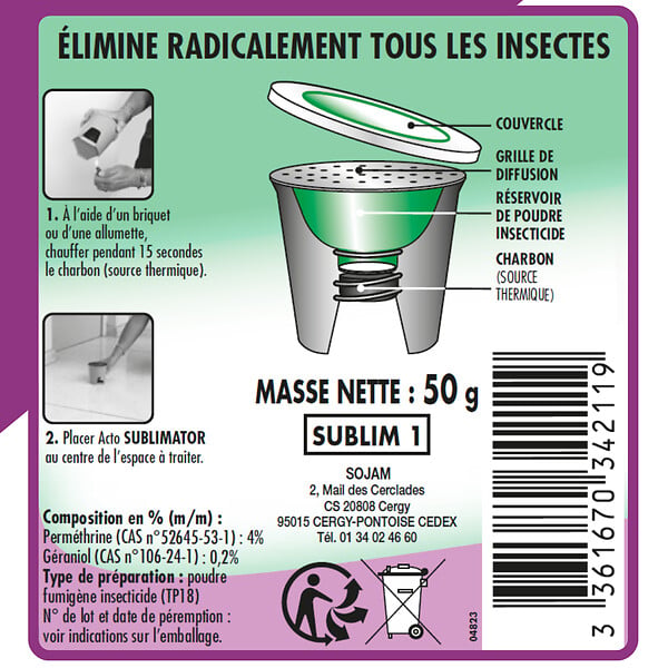 ACTO - Sublimator special cafards - large