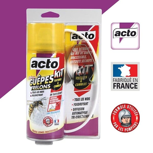 ACTO - Kit toitures et combles spécial guêpes-frelons - large