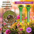 ACTO - Sunflower repulsif vibrations taupes systeme photovoltaique - vignette