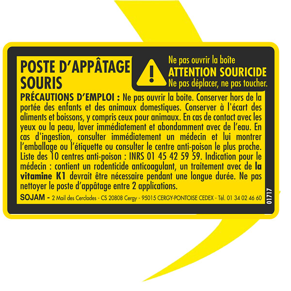 ACTO - Poste d'appâtage souris - large