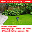ACTO - Répulsif vibrations fourmis système photovoltaïque - vignette
