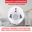 RETRO - Répulsif ultrasons mouches moucherons - vignette
