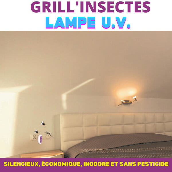 ACTO - Grill insectes lampe led u.v. - large