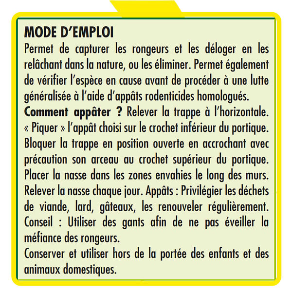 ACTO - nasse à rats - large