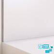 AURLANE - LOT de 3 Panneaux Muraux pour salle de bains en Aluminium Blanc - 120x210cm - WALL'IT - vignette