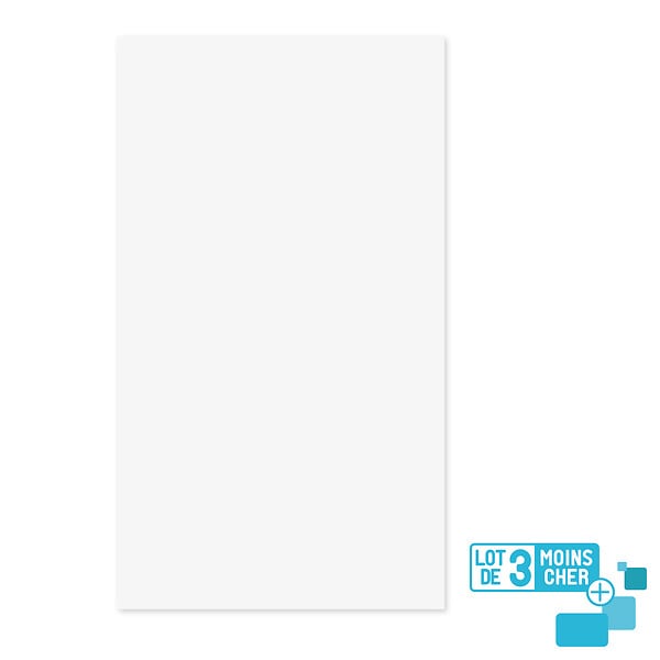 AURLANE - LOT de 3 Panneaux Muraux pour salle de bains en Aluminium Blanc - 120x210cm - WALL'IT - large