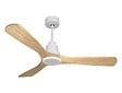 PURLINE - Ventilateur de plafond Réversible  Thermostat Wifi Moteur à courant continu Toits en pente Télécommande Hypersilence Mémoire - vignette