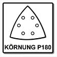 FESTOOL - Festool STF V93/6 P 180 GR /100 Abrasifs Granat (100 Pièces ) ( 497396 ) - vignette