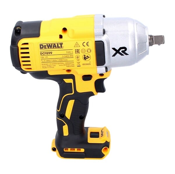 DEWALT - Boulonneuse à chocs DEWALT DCF899N-XJ 18 V Li-ion Brushless 3 vitesses - 950 Nm (vendu sans batterie) - large
