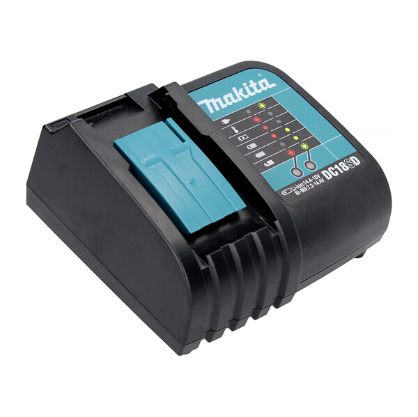MAKITA - Chargeur MAKITA DC18SD Type glissière - 9,6 à 18 V Li-Ion - large