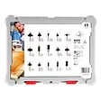 BOSCH - Coffret de 15 fraises mixtes Bosch Professional 2607017472 à queue de 8mm - vignette