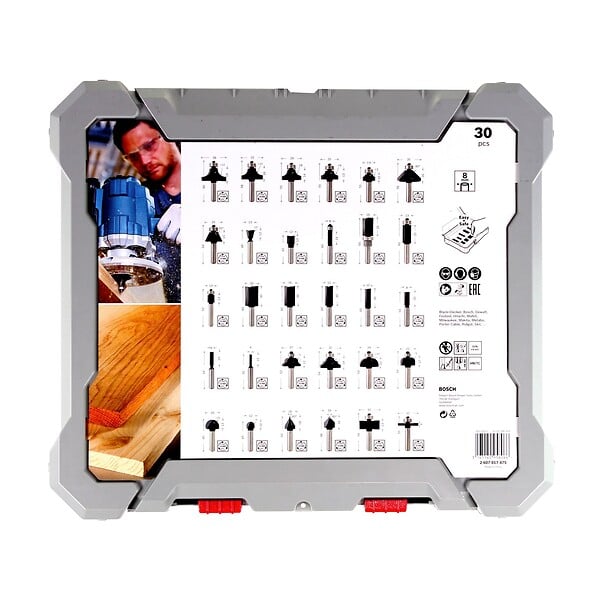 BOSCH - Coffret de 30 fraises mixtes BOSCH Professional (2607017475) - large