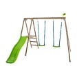 TP TOYS - Portique Forest TP 2 Balançoires 1 Glissière plateforme 1m - vignette