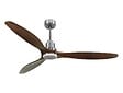 PURLINE - Ventilateur de plafond Réversible  Thermostat Dimmable Wifi Moteur à courant continu Toits en pente Télécommande Lumière à trois tons Hypersilence Mémoire - vignette