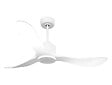 PURLINE - Ventilateur de plafond Réversible  Thermostat Wifi Moteur à courant continu Toits en pente Télécommande Hypersilence Mémoire - vignette