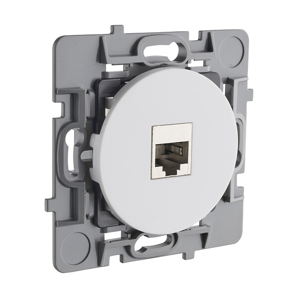 MC KENZIE - Mécanisme prise RJ45 catégorie 6 You - Blanc - large