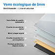 AICA SANITAIRE - Miroir LED salle de bain bluetooth + horloge + antibuée 3 couleurs -70x50cm - vignette