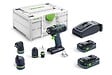 FESTOOL - Perceuse-visseuse 18V T 18+3 HPC 4,0 I-Set + 2 batteries 4.0Ah + chargeur + coffret Systainer 3 - FESTOOL - 576989 - vignette