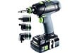 FESTOOL - Perceuse-visseuse 18V T 18+3 HPC 4,0 I-Set + 2 batteries 4.0Ah + chargeur + coffret Systainer 3 - FESTOOL - 576989 - vignette
