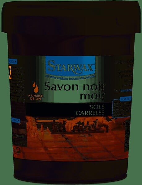 STARWAX - Savon noir mou Huile de lin Multi-usages 1kg - large