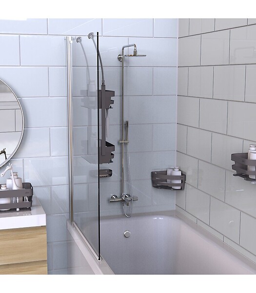 5 FIVE SIMPLY SMART - Étagère de douche avec fixation adhésif invisible - large