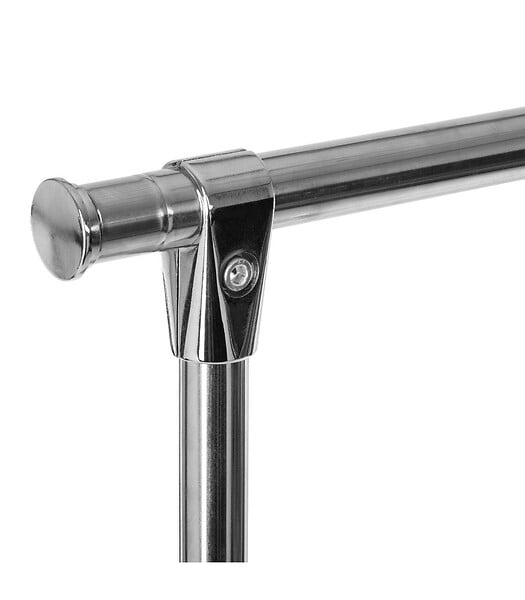 5 FIVE SIMPLY SMART - Penderie Portant à vêtements en Inox extensible en hauteur et largeur H 173 cm - large