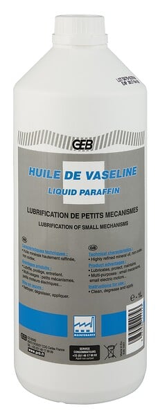 GEB - Huile de vaseline - GEB - 651172 - Bidon 1 l - large