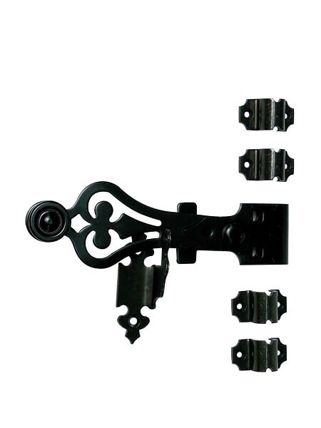 J.MASSARD - Tringle espagnolette TERROIR 2m noir - JARDINIER MASSARD - 420204 - large