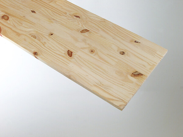 AJ TIMBER - Tablette pin lamellé collé rustique 200x20cm ep.18mm - large